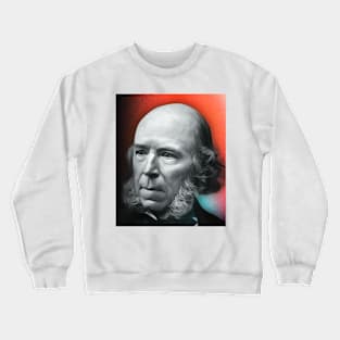 Herbert Spencer Portrait | Herbert Spencer Artwork 2 Crewneck Sweatshirt